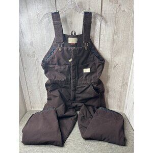 Ladies C.E. Schmidt Workwear Brown Bib Overalls Size Large Regular Outdoors